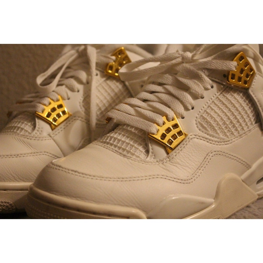 Size 12 - Air Jordan 4 Retro Metallic Gold W